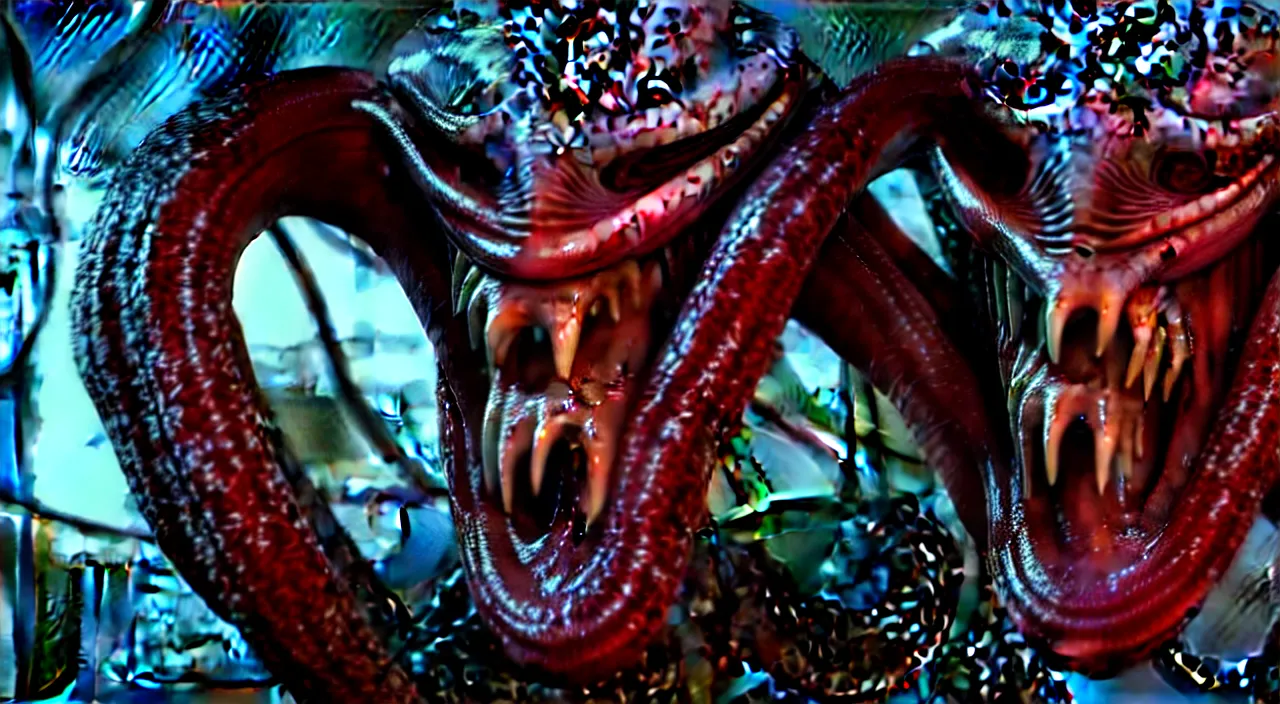 Image similar to gary busey, tentacles, horror video game, sci fi horror, alien ( 1 9 7 9 ), body horror, unreal engine, octane render, depth of field, cycles render, hd