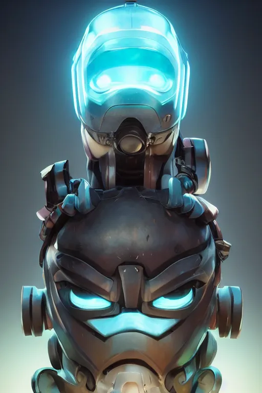 Image similar to epic mask helmet robot ninja portrait stylized as fornite style game design fanart by concept artist gervasio canda, behance hd by jesper ejsing, by rhads, makoto shinkai and lois van baarle, ilya kuvshinov, rossdraws global illumination radiating a glowing aura global illumination ray tracing hdr render in unreal engine 5