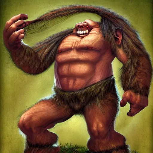 Image similar to a gigantic troll by brian ground