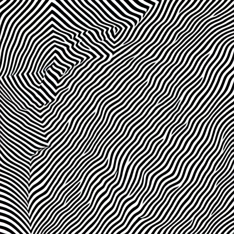 Image similar to illusory motion dazzle camouflage perlin noise prismatic optical illusion