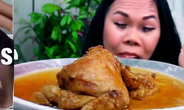 Image similar to White Boy Orders Chicken Adobo in PERFECT Filipino, Youtube thumbnail