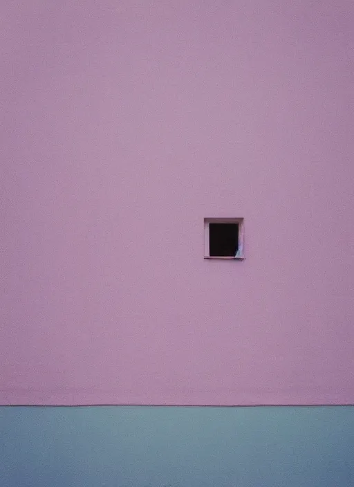 Image similar to “ minimal architecture photography, pastel colors, film grain, medium format, photography by rory gardiner ”