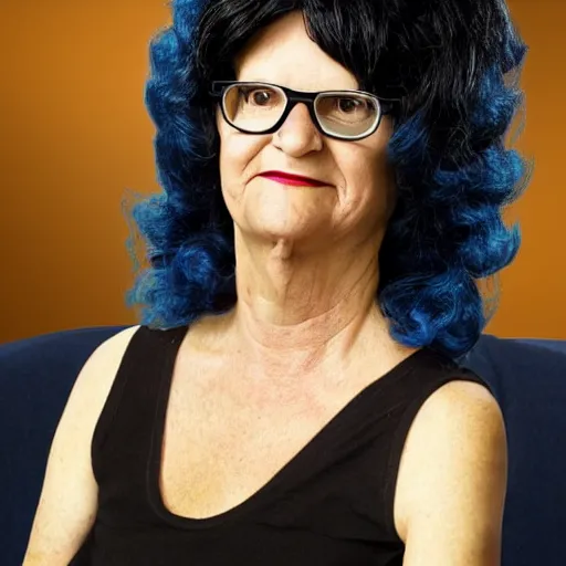 Image similar to Linda Belcher from Bob's Burgers as a real person