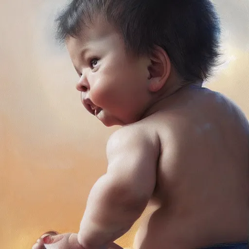 Prompt: a baby hulk leaving the nest to fly for the first time, oil on canvas, portrait, intricate, 8k highly professionally detailed, HDR, CGsociety