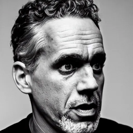 Image similar to jordan peterson crying