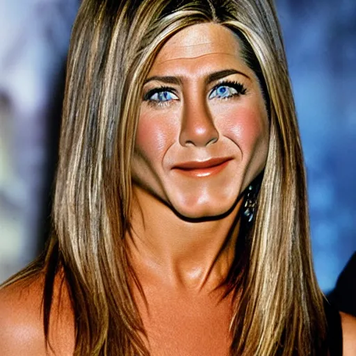 Image similar to jennifer aniston with snakes for hair, medusa