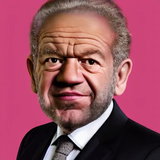 Image similar to Alan sugar in a bath of sugar, hyper realistic, 8k