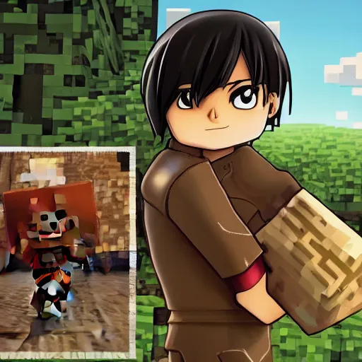 K boy (render)  Minecraft art, Minecraft anime, Minecraft tutorial