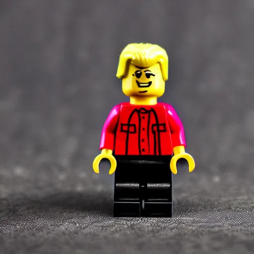 Image similar to miniature Donald Trump Lego figure, macro, dslr photo