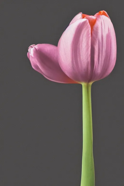 Prompt: tulip botanical, shot with hasselblad, photography, photorealism, ultrasharp details, ultradetailed, intricate, soft diffuse lights, by dorothea lange and horst p horst, aesthetic film grain, pastels colours