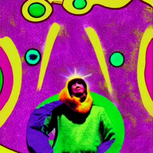 Image similar to teletubbie acidwave