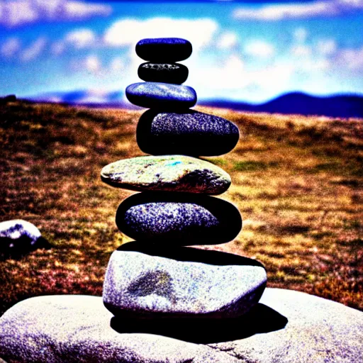 Image similar to zen cairn