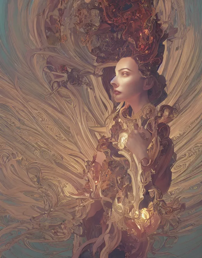 Prompt: a beautiful elegant elemental entity with many hands, highly detailed, digital painting, artstation, concept art, sharp focus, unreal engine 5, art by alex ross and greg rutkowski and alphonse mucha, baroque ornament details, intricate artwork by Tooth Wu and wlop and beeple and dan mumford and greg rutkowski. halo. octane render, cinematic, hyper realism, octane render, 8k, depth of field, bokeh. iridescent touch. vibrant. saturated