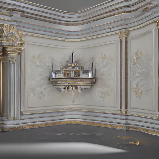 Image similar to wall panel structure y x o u on the coronation of napoleon painting and point cloud in the middle, unreal engine 5, keyshot, octane, artstation trending, ultra high detail, ultra realistic, cinematic, 8k, 16k, primary in style of zaha hadid, in style of nanospace Michael Menzelincev, in style of Lee SOUDER, colors in style of the Blade Runner 2049, in plastic, dark, tilt shift,
