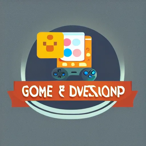 Image similar to a logo for a course that teaches game development and app design