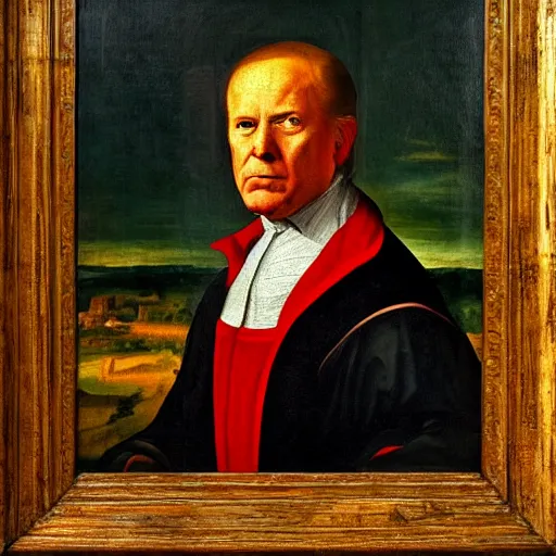 Image similar to ‘Portrait of Donald Trump, renaissance painting’