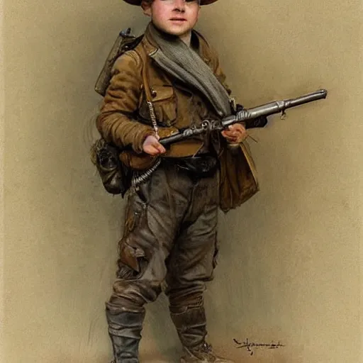 Prompt: (((((portrait of boy dressed as Dieselpunk explorer in an actionpose . muted colors.))))) by Jean-Baptiste Monge !!!!!!!!!!!!!!!!!!!!!!!!!!!