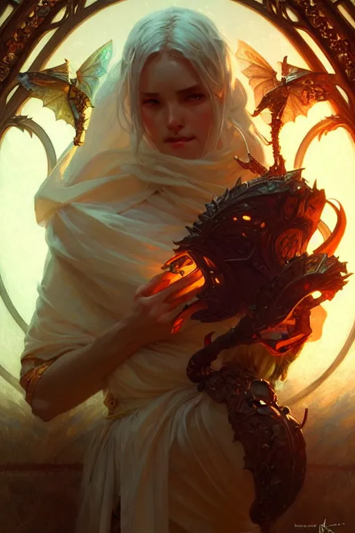 Prompt: D&D, fantasy, intricate, cinematic lighting, highly detailed, digital painting, artstation, concept art, smooth, photorealistic, cinematic wallpaper, art by Artgerm and Greg Rutkowski and Alphonse Mucha