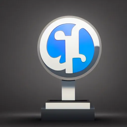 Prompt: a marble trophy of discord logo, octane render, 3 d render