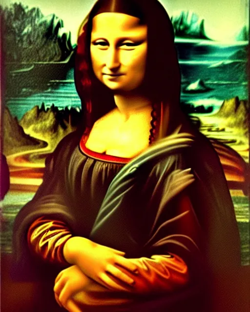 Prompt: a cat looking like mona lisa (gioconda)