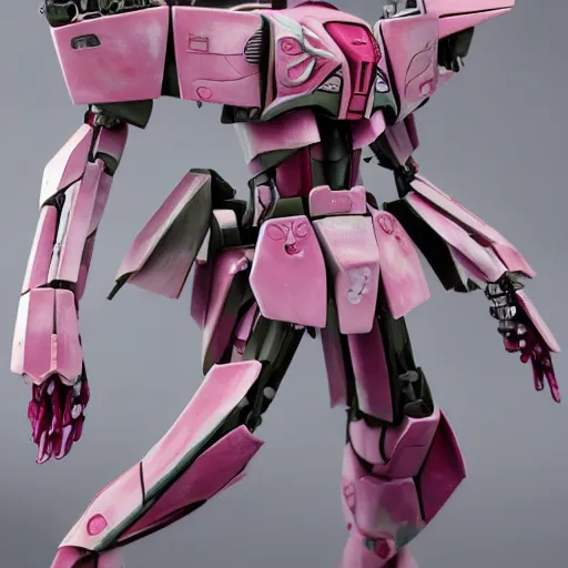 Prompt: futuristic rose themed mecha rose upper body, sepals forming helmet, highly detailed, nymphaea, 8 k hd resolution, barbatos gundam with floral inlay, bandai box art, star wars, makoto kobayashi, frank gehry, raymond swanland