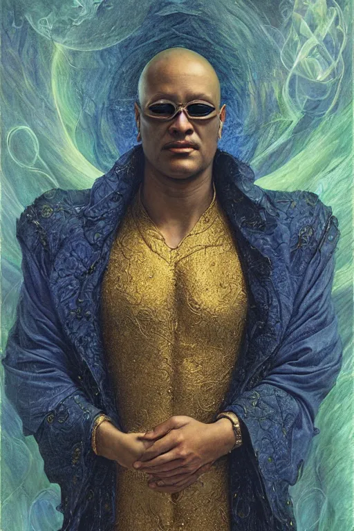 Image similar to portrait of the king of dreams morpheus, by giancola, very detailed art, elegant, sophisticated, high resolution, smooth