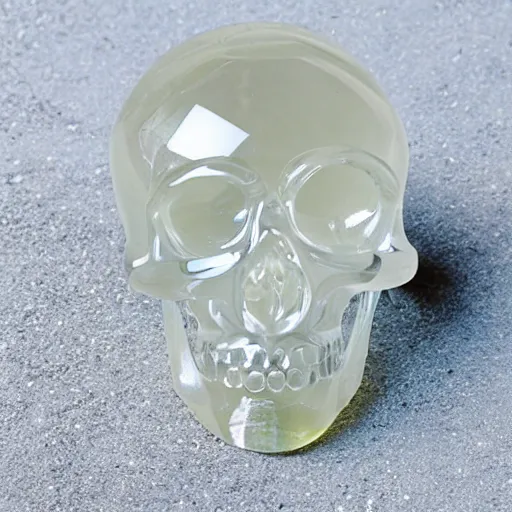 Image similar to clear quartz skull