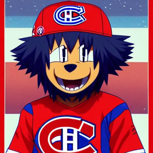 Image similar to anime Portrait of Youppi the Habs Montreal Canadiens Mascot as a very cute powerful and friendly pokemon, highly detailed anime, smooth, sharp focus, dynamic lighting, intricate, trending on ArtStation, illustration pokemon, art by WLOP