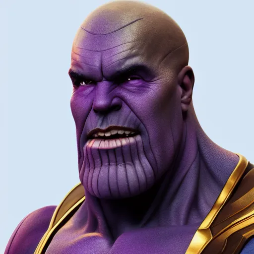 Prompt: Thanos is Steve Harvey, hyperdetailed, artstation, cgsociety, 8k