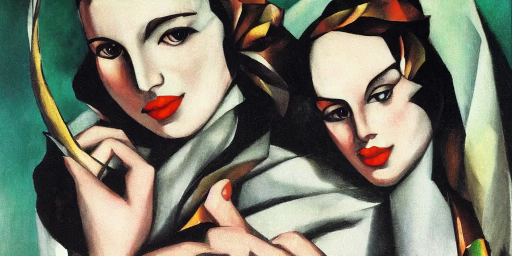 Image similar to lord of the rings close up of the ring style of tamara de lempicka