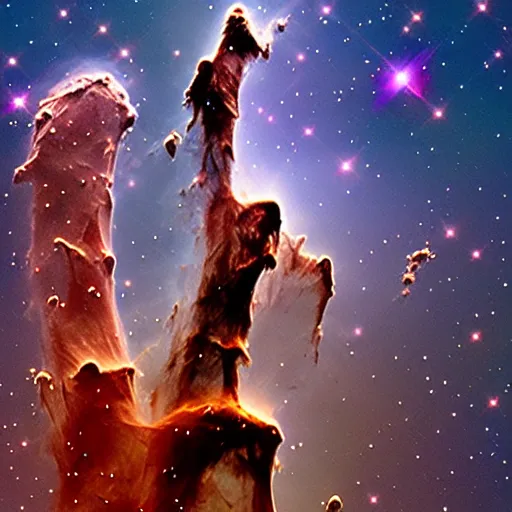 Prompt: Pillars of creation