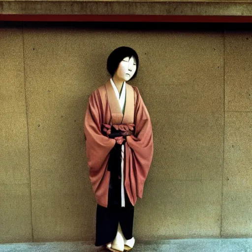 Image similar to photograph of a japanese woman, photograph by steve mccurry