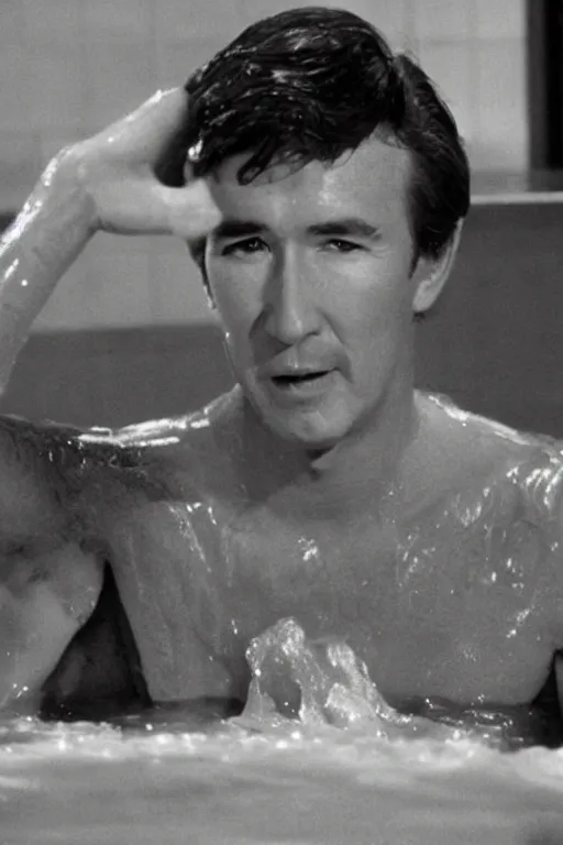 Image similar to randolph mantooth having a bath clear yellow water