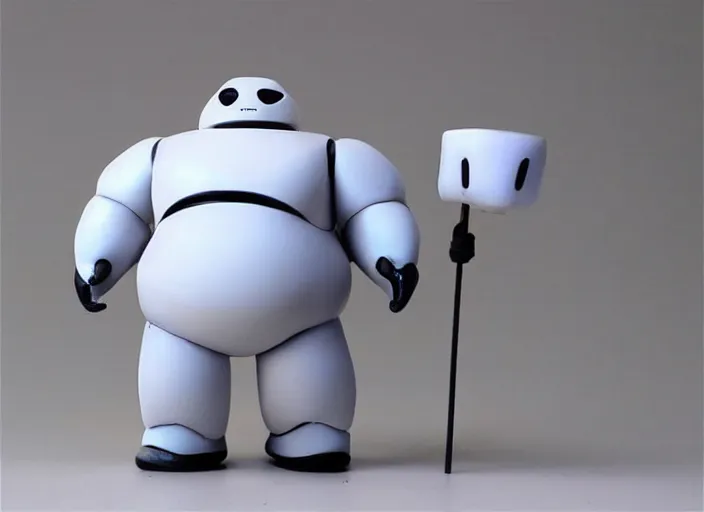 Prompt: Fine Image on the store website, eBay, Full body, 80mm resin figure of a Baymax