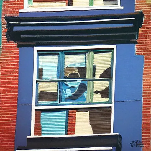 Image similar to “the man by the window painting”