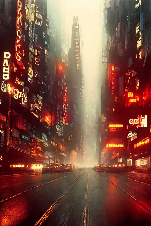 Image similar to san francisco in blade runner