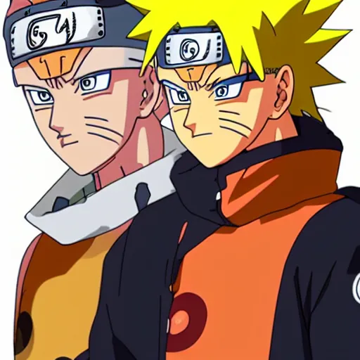 Image similar to naruto uzumaki art by akira toriyama, 4 k, dragon ball artstyle, cel shaded, highly detailed, epic lighting