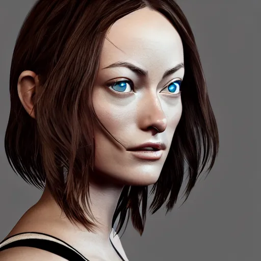 Prompt: olive as olivia wilde olive :, dynamic, particulate, intricate, elegant, highly detailed, centered, artstation, smooth, sharp focus, octane render