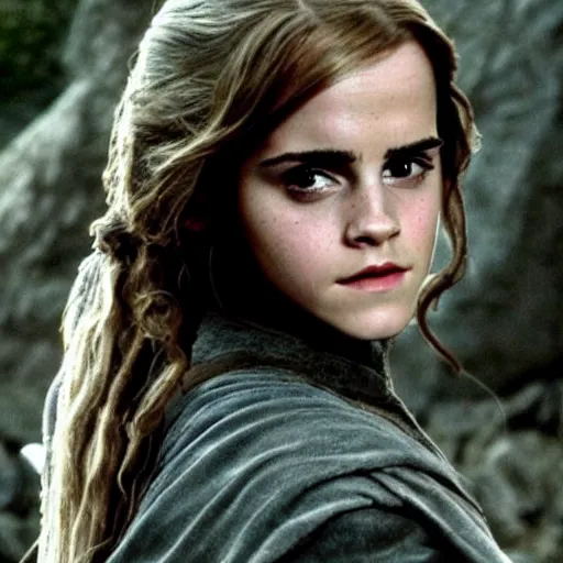 Image similar to emma watson in lord of the rings