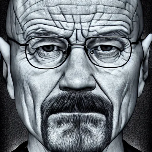 Prompt: walter white mugshot, high detail, 8 k