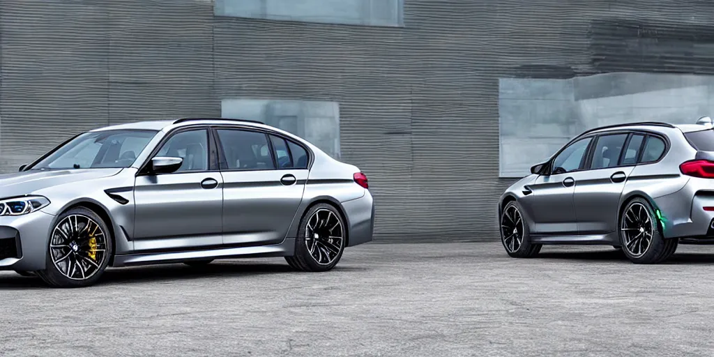 Prompt: “2019 BMW M5 Minivan”