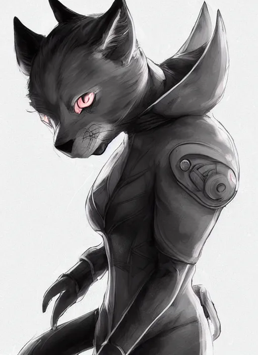 Prompt: award winning beautiful portrait commission of a male furry anthro protogen fursona with a tail and a cute beautiful attractive detailed furry face wearing stylish cyberpunk clothes, outline, in a city at night while it rains. Character design by charlie bowater, ross tran, artgerm, and makoto shinkai, detailed, inked, western comic book art