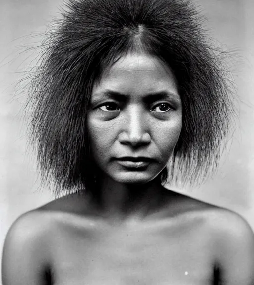 Image similar to vintage_closeup portrait_photo_of_a_stunningly beautiful_inuit_woman with amazing shiny eyes, hyper detailed by Annie Leibovitz