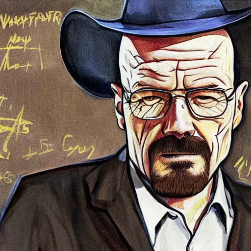 Image similar to Walter White by Ed Roth