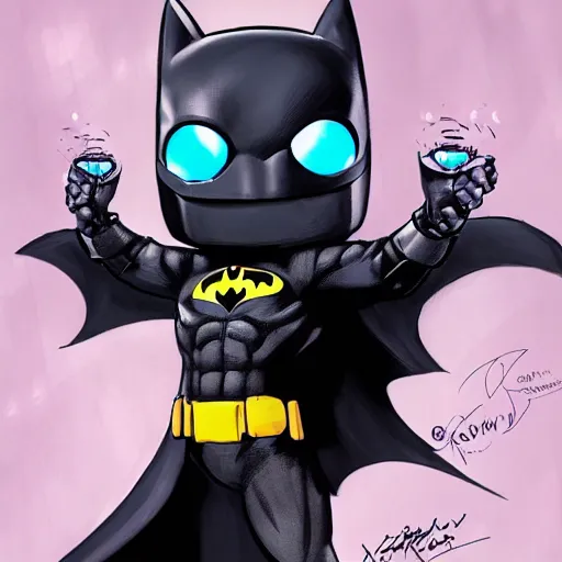 Prompt: Batman as a Hello Kitty, by Stanley Artgerm Lau, WLOP, Rossdraws, James Jean, Andrei Riabovitchev, Marc Simonetti, Yoshitaka Amano, ArtStation, CGSociety,