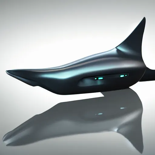 Image similar to futuristic concept car shaped like a shark, 8k, high resolution, shiny, wet