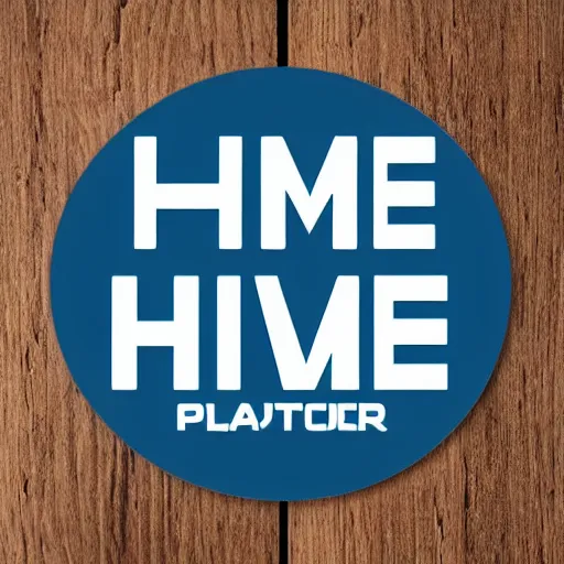 Prompt: logo for home painter