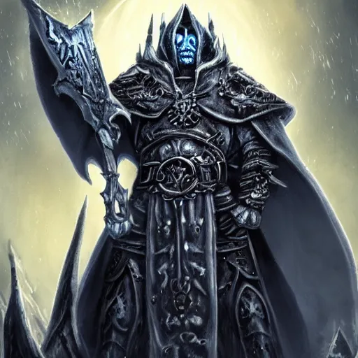 Prompt: lich king