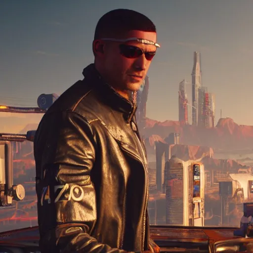 Image similar to A still of Panam Palmer from Cyberpunk 2077 in Game of Thrones