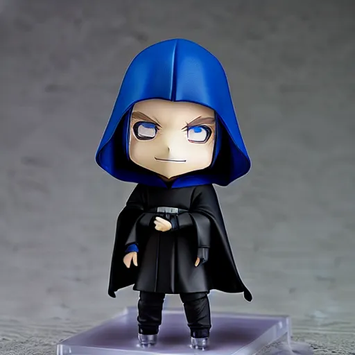 Image similar to nendoroid hooded emperor palpatine sidious from star wars, detailed, custom